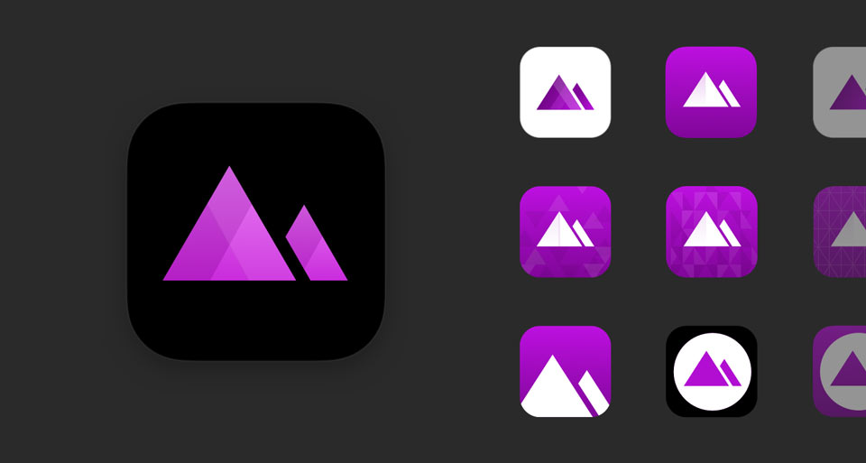 Darkroom App Icon Variations